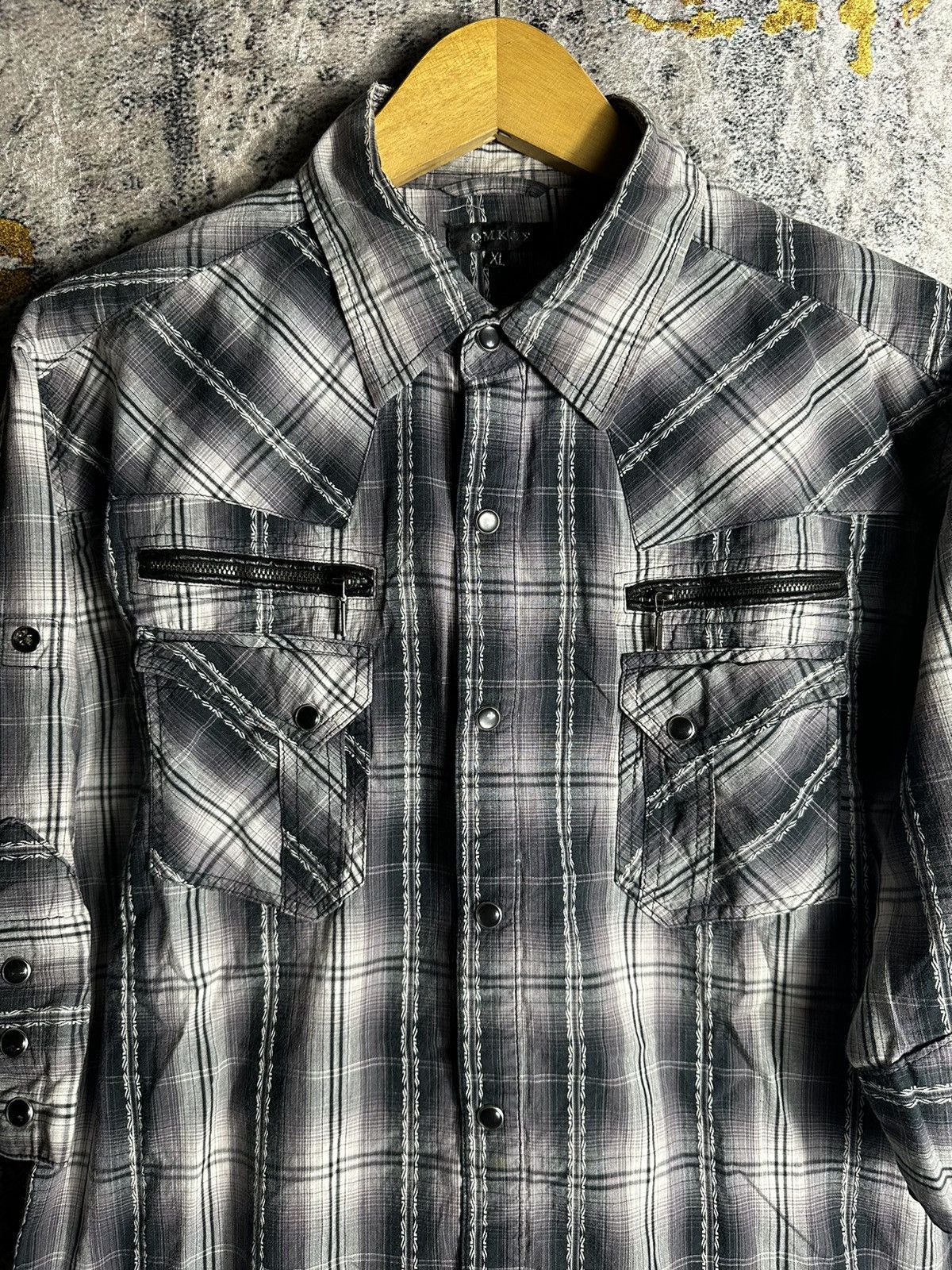 20471120 GOTHIC WESTERN JUNYA WATANABE CDG STYLE BUTTON SHIRT Size US L / EU 52-54 / 3 - 2 Thumbnail