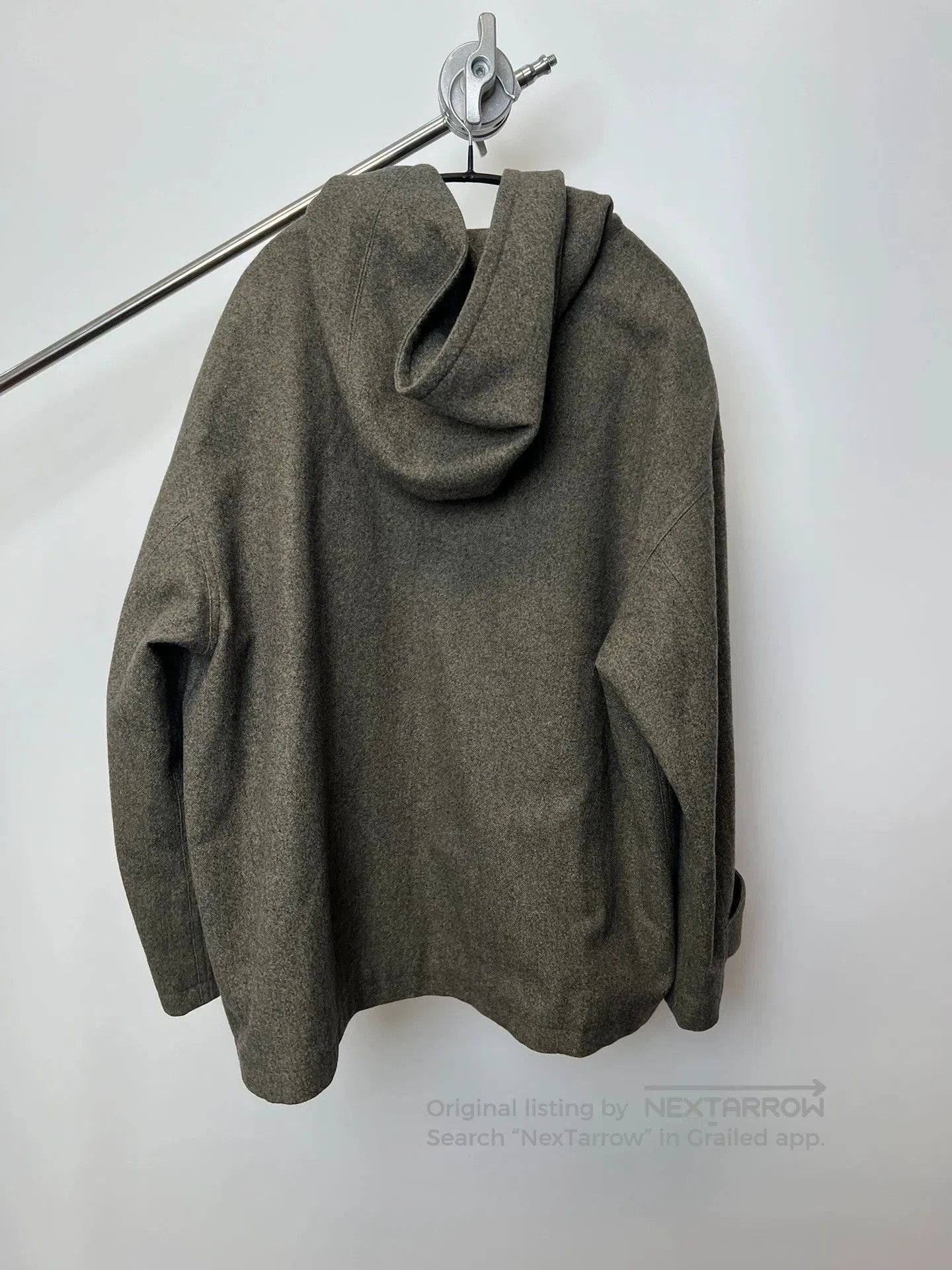 Yohji Yamamoto Green Hooded Toggle Coat. Size US M / EU 48-50 / 2 - 8 Thumbnail