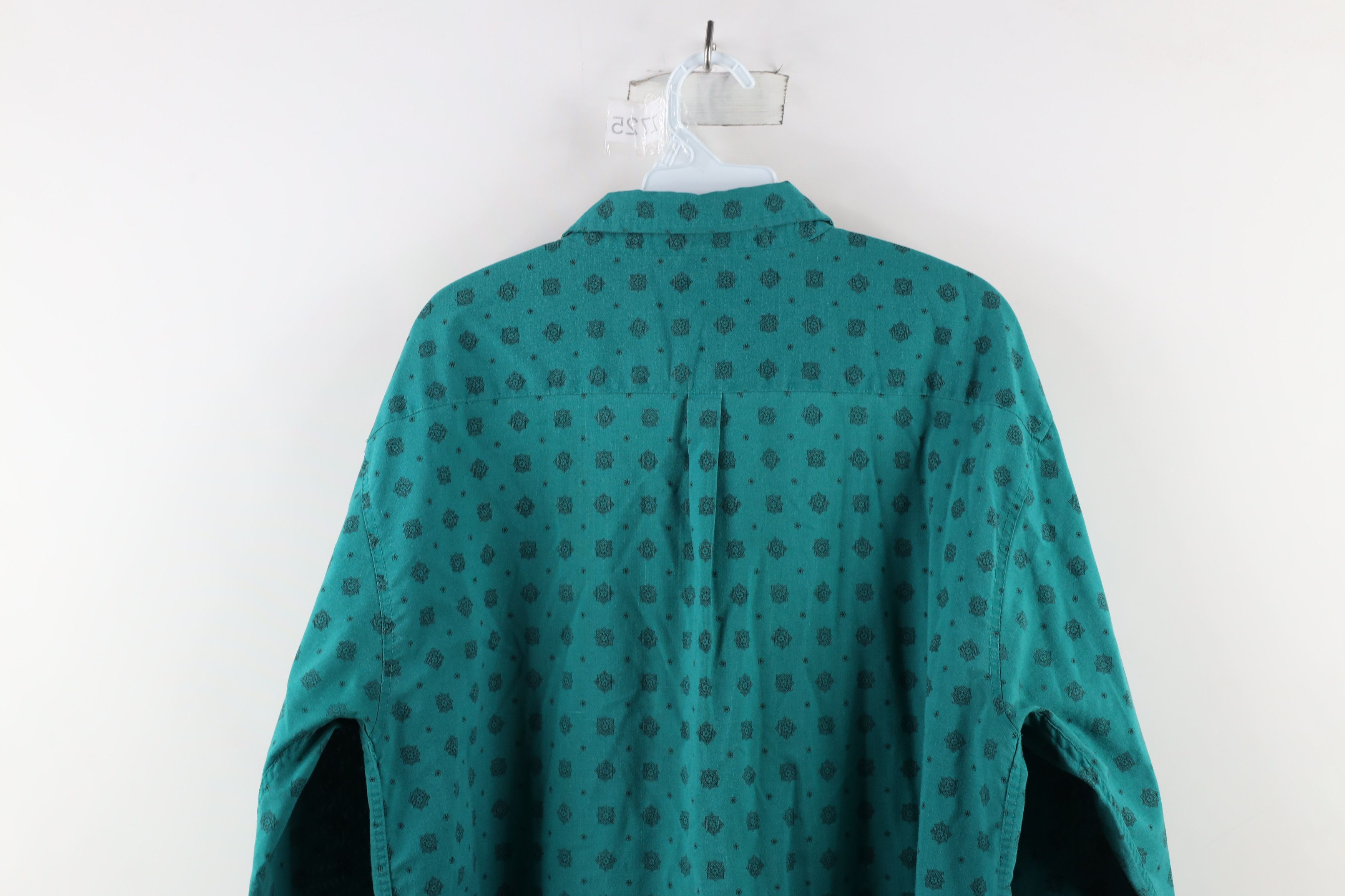 Vintage Vintage 90s Streetwear All Over Print Collared Button Shirt Size US L / EU 52-54 / 3 - 9 Thumbnail
