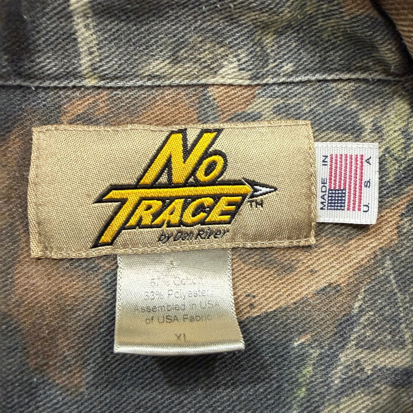 Vintage No Trace by Dan River Mossy Oak Camo Button Down Shirt XL Size US XL / EU 56 / 4 - 5 Thumbnail