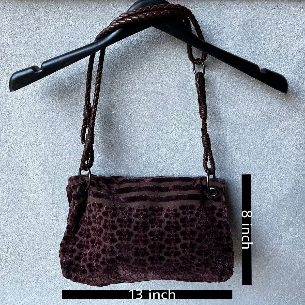 Bottega Veneta Vintage Bottega Veneta velvet butterfly shoulder bag Size ONE SIZE - 10 Thumbnail