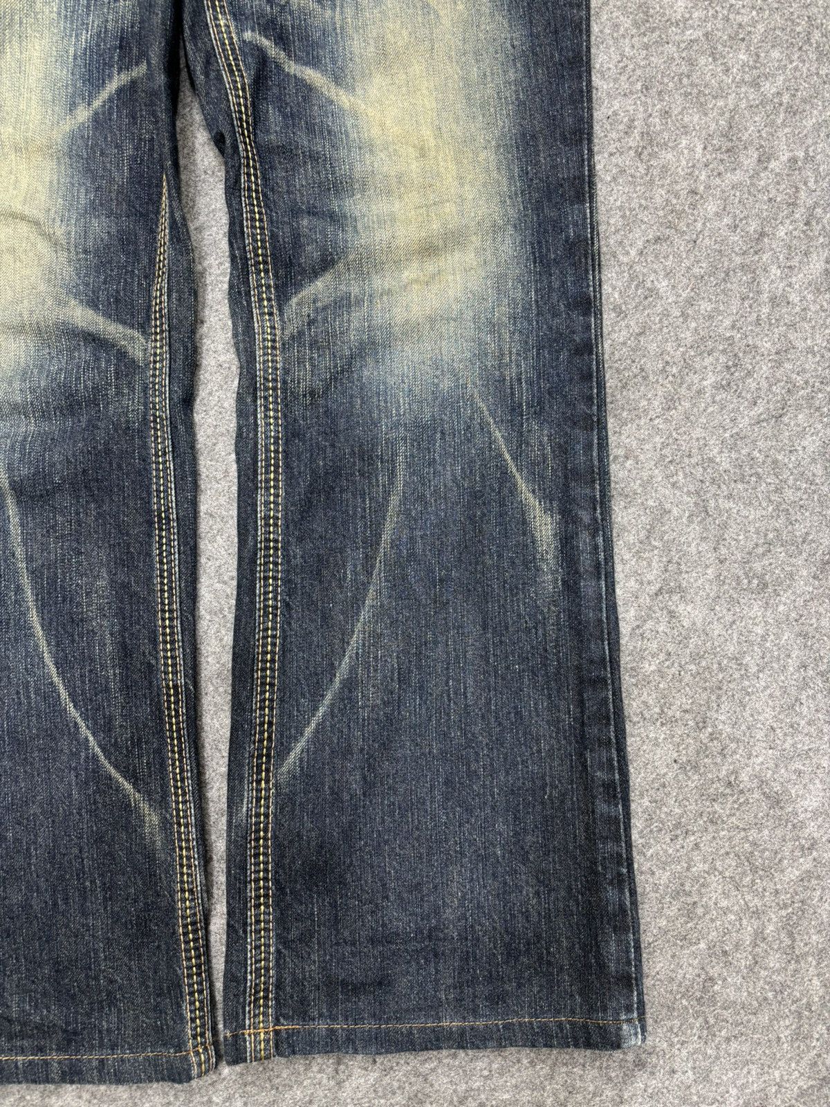 Edwin 💥Flare💥Edwin Stone Mudwash Insane Fades Denim F656 Size US 30 / EU 46 - 7 Thumbnail