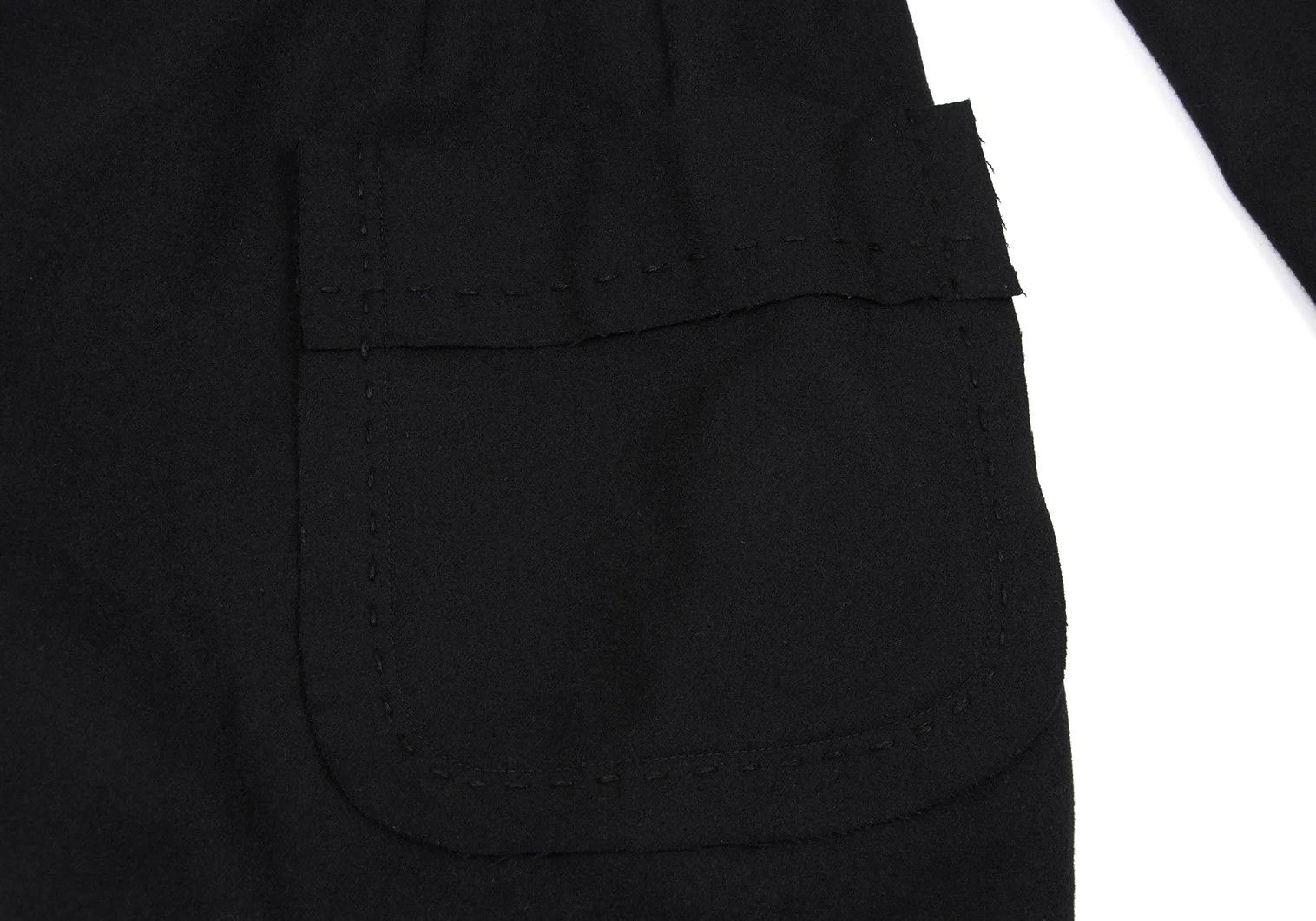 Yohji Yamamoto Yohji Yamamoto Wool Cut Stitch Design Jacket Size US L / EU 52-54 / 3 - 12 Thumbnail