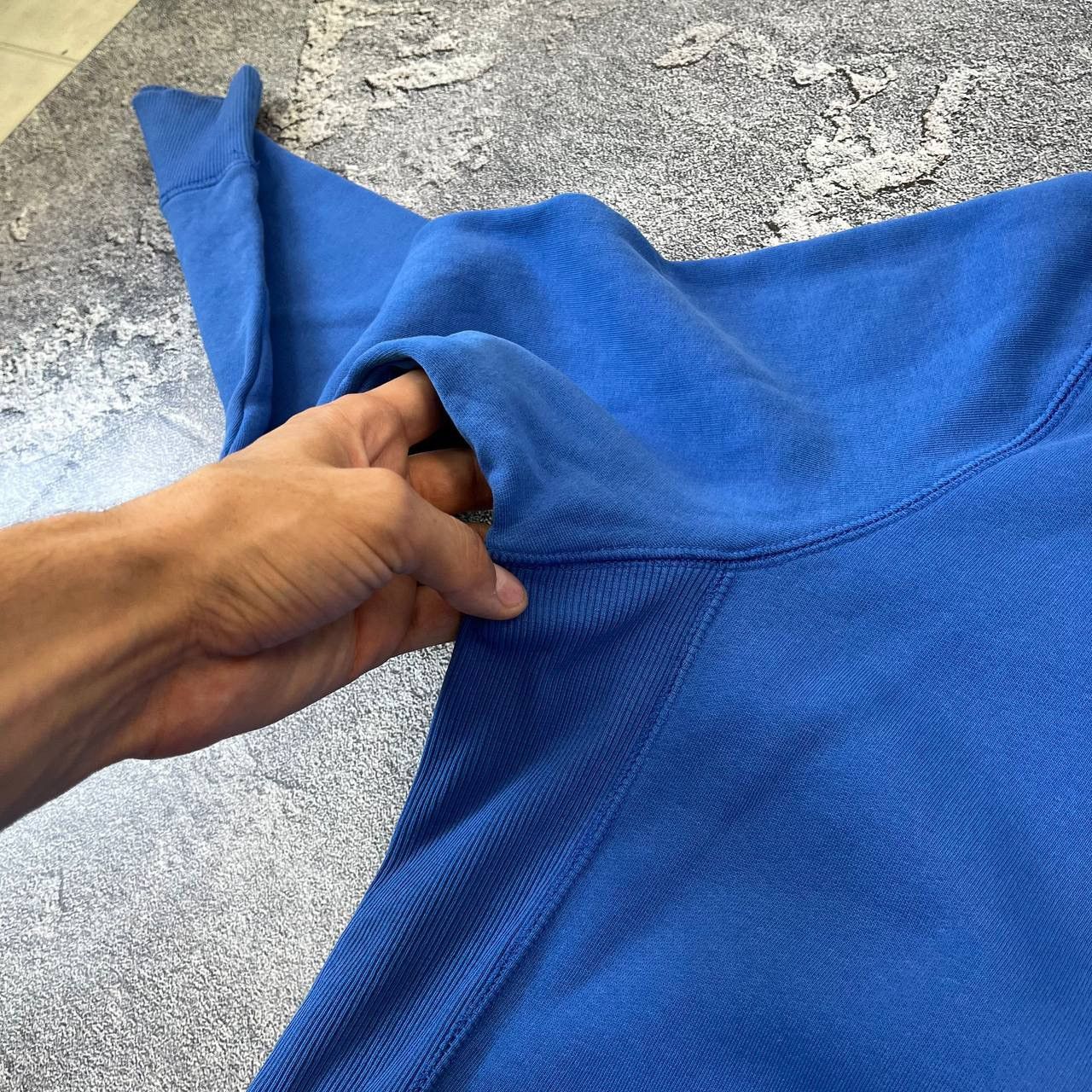 Nike Vintage Blue Sweatshirt Nike,basic mini logo y2k style Size US XL / EU 56 / 4 - 8 Thumbnail