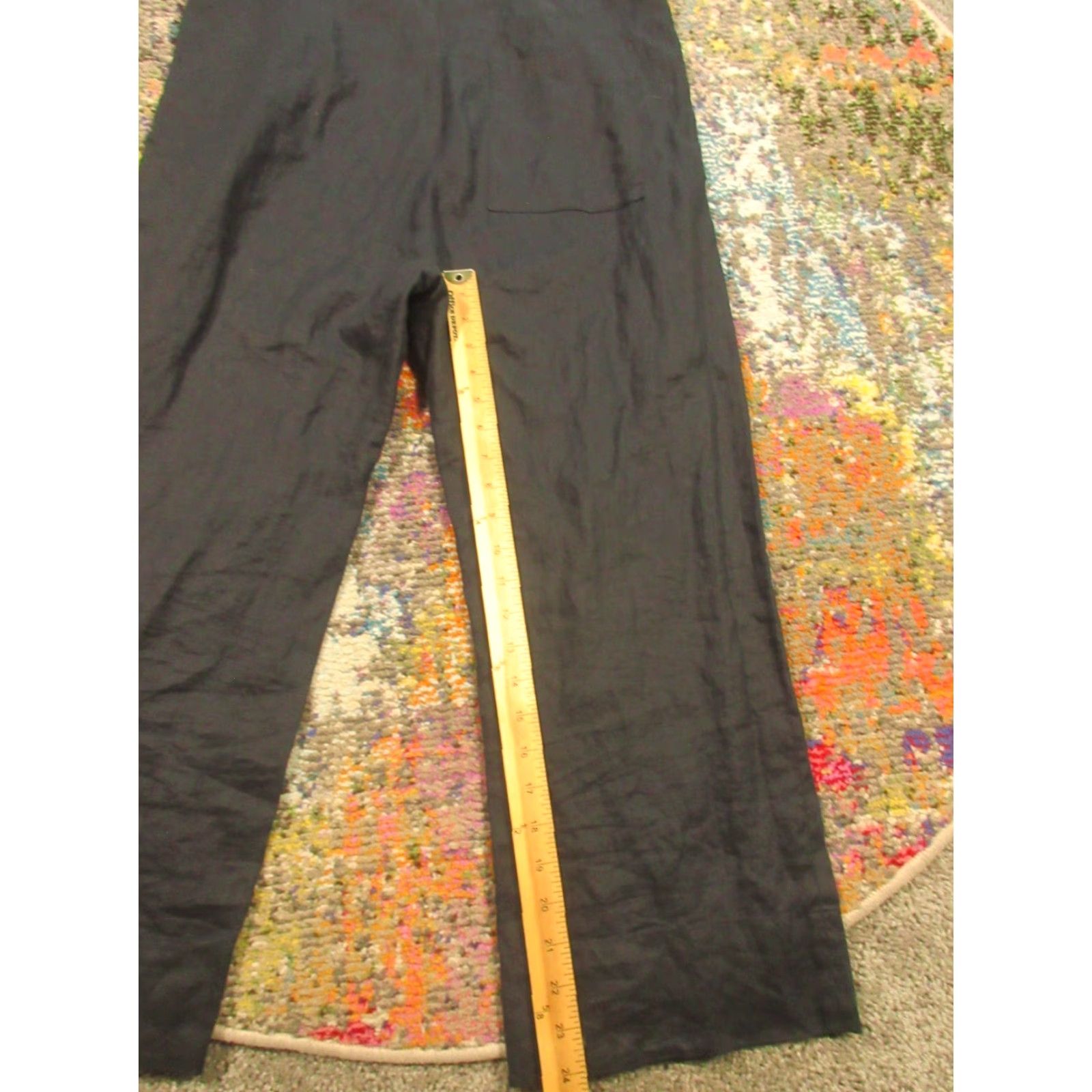 Everlane Everlane Linen Square Neck Jumpsuit Womens 2 Black Crop Sleeveless One-Piece Bohemian Modern Jumpsuit Womens Size XS / US 0-2 / IT 36-38 - 7 Thumbnail