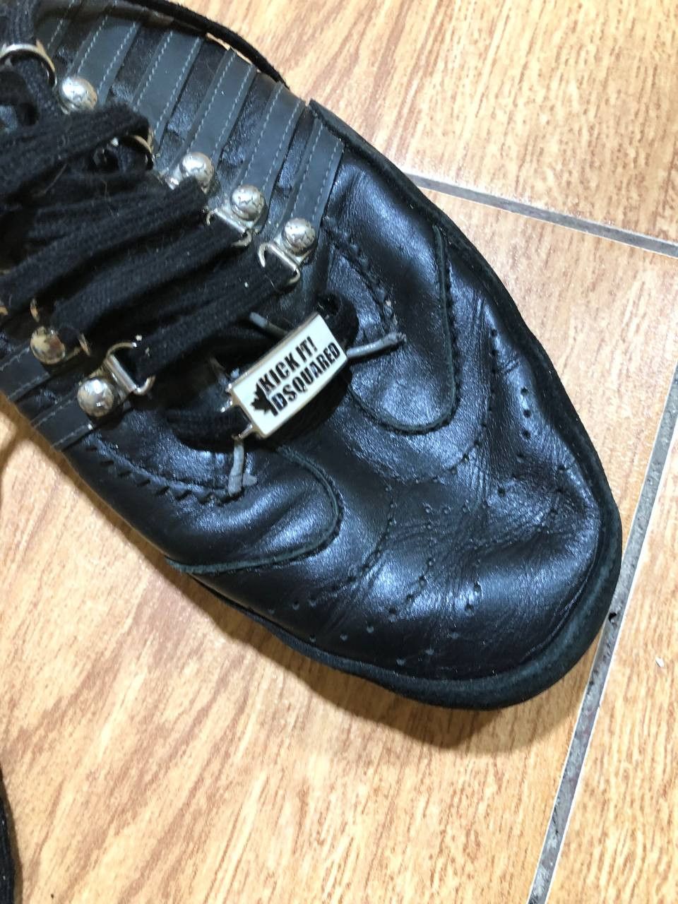 Dsquared2 DSQUARED2 Leather Sneakers Logo Made in Italy Size US 12 / EU 45 - 23 Thumbnail