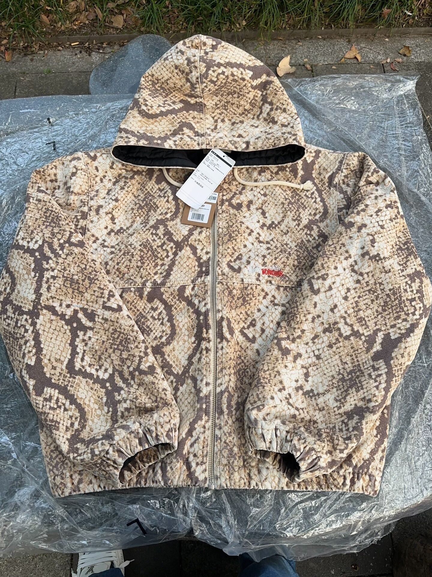 Stussy Stussy FW23 Snake Print Jacket Size US XXS / EU 40 - 1 Thumbnail
