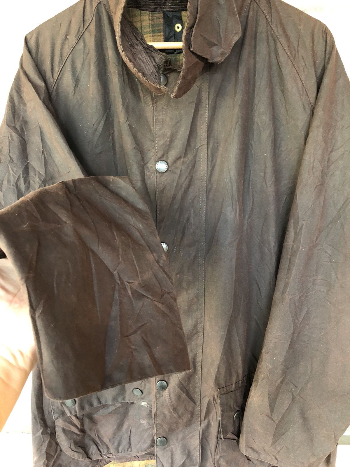 Barbour A190 Vintage Barbour Beaufort Coton Minimum Jacket Size US XL / EU 56 / 4 - 4 Thumbnail
