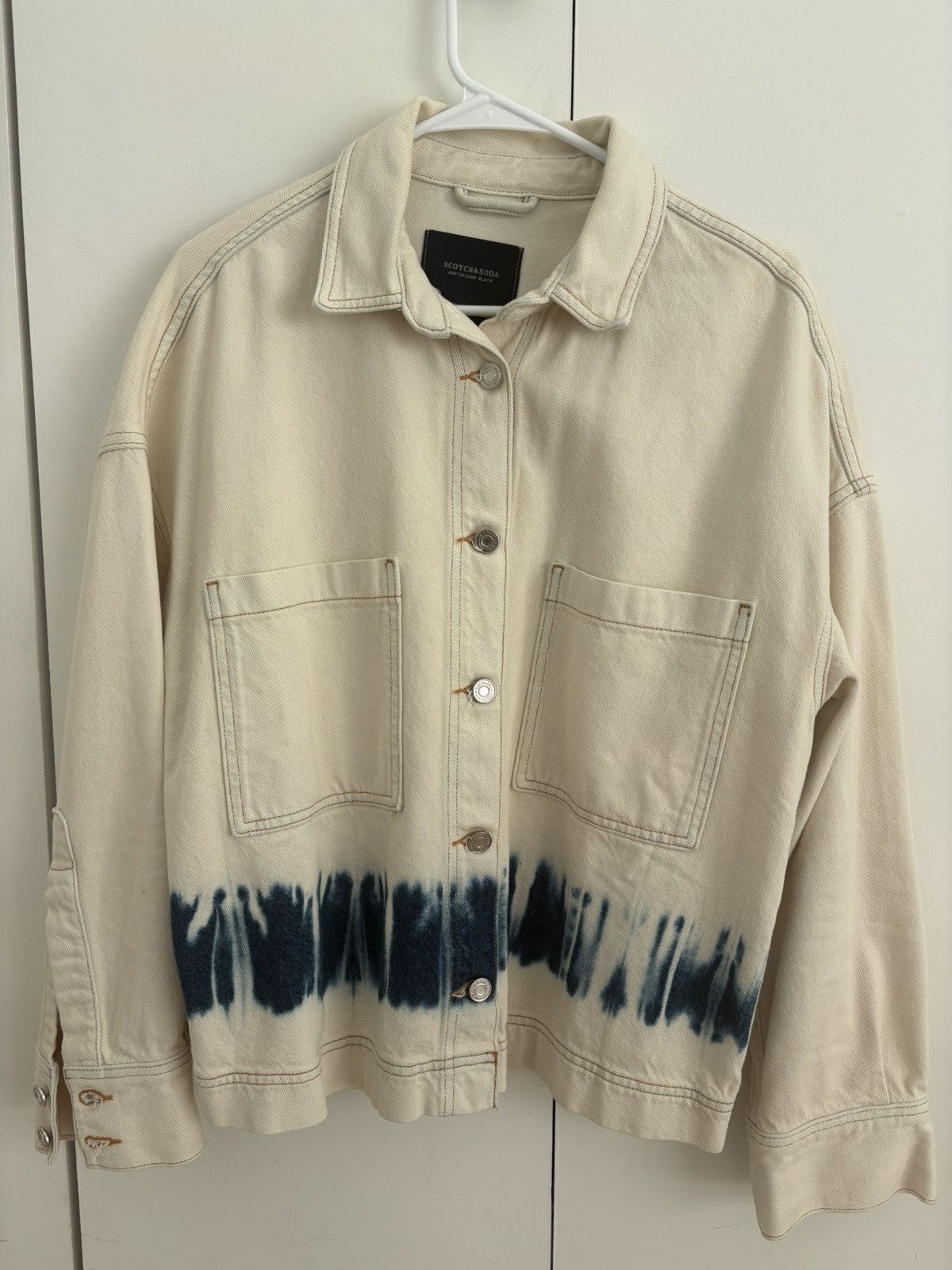 Scotch & Soda SCOTCH & SODA TIE DYE DENIM JACKET Size US M / EU 48-50 / 2 - 1 Thumbnail