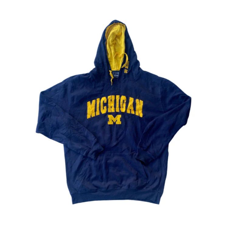 Vintage College Michigan Wolverines Hoodie Size US L / EU 52-54 / 3 - 1 Preview