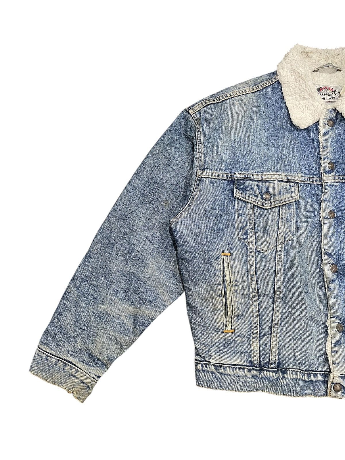 Levi's × Levi's Vintage Clothing × POST ARCHIVE FACTION (PAF) Vintage Levi’s Denim Sherpa Lined Trucker Jacket Size US L / EU 52-54 / 3 - 2 Thumbnail