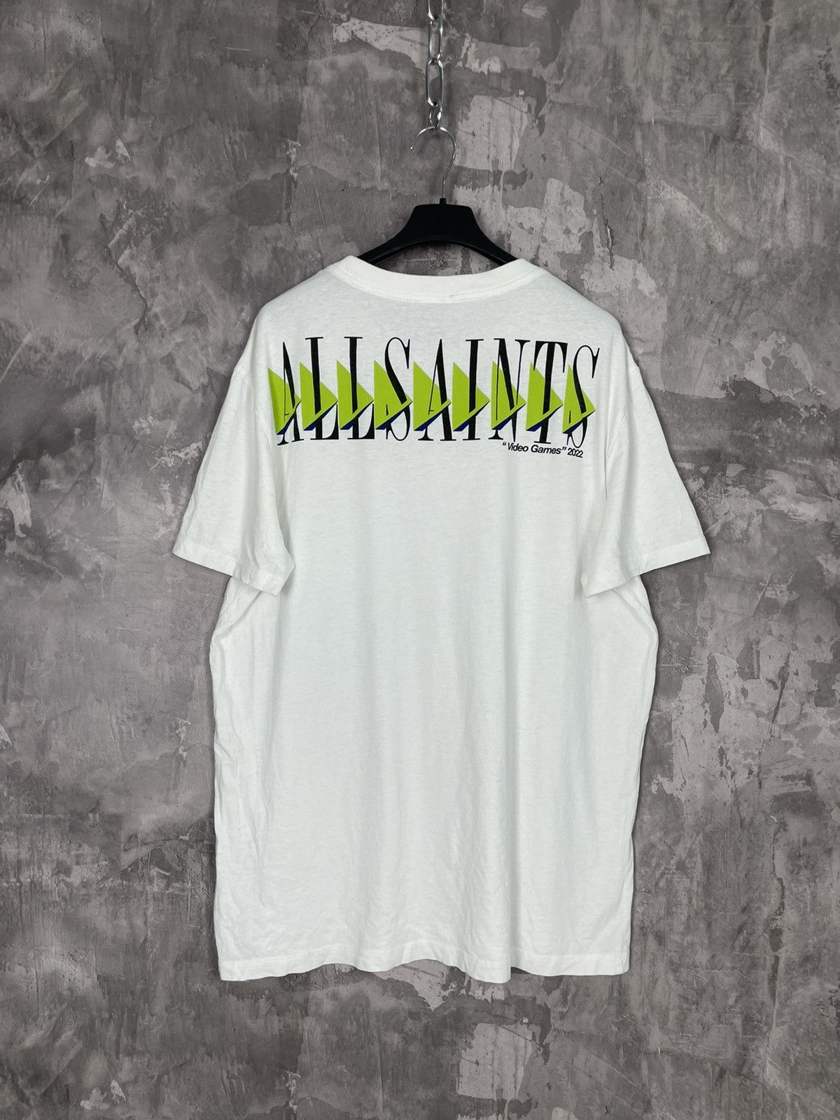 Allsaints ALLSAINTS T-shirt Big LOGO Y2K “Video Games” Streetwear Size US M / EU 48-50 / 2 - 1 Thumbnail