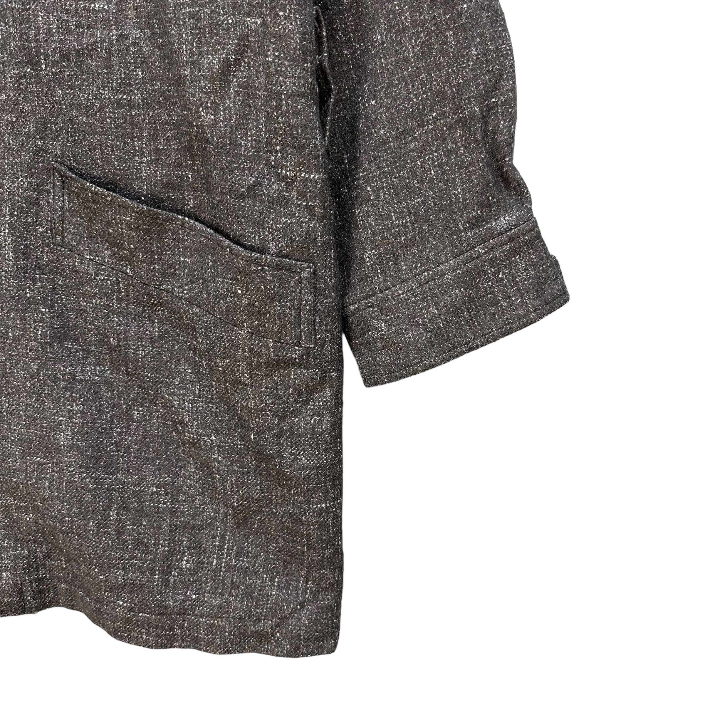 Japanese Brand PACO ROBANNE PARIS Asymmetrical Wool Overcoat #A17-0412 Size US M / EU 48-50 / 2 - 6 Thumbnail