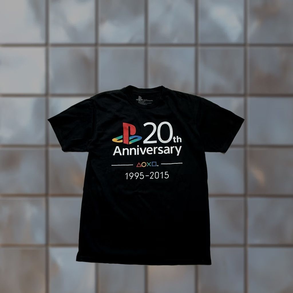 Sony Sony PlayStation 20th Anniversary T-Shirt Mens L Black Graphic S/S Shirt Size US L / EU 52-54 / 3 - 1 Thumbnail