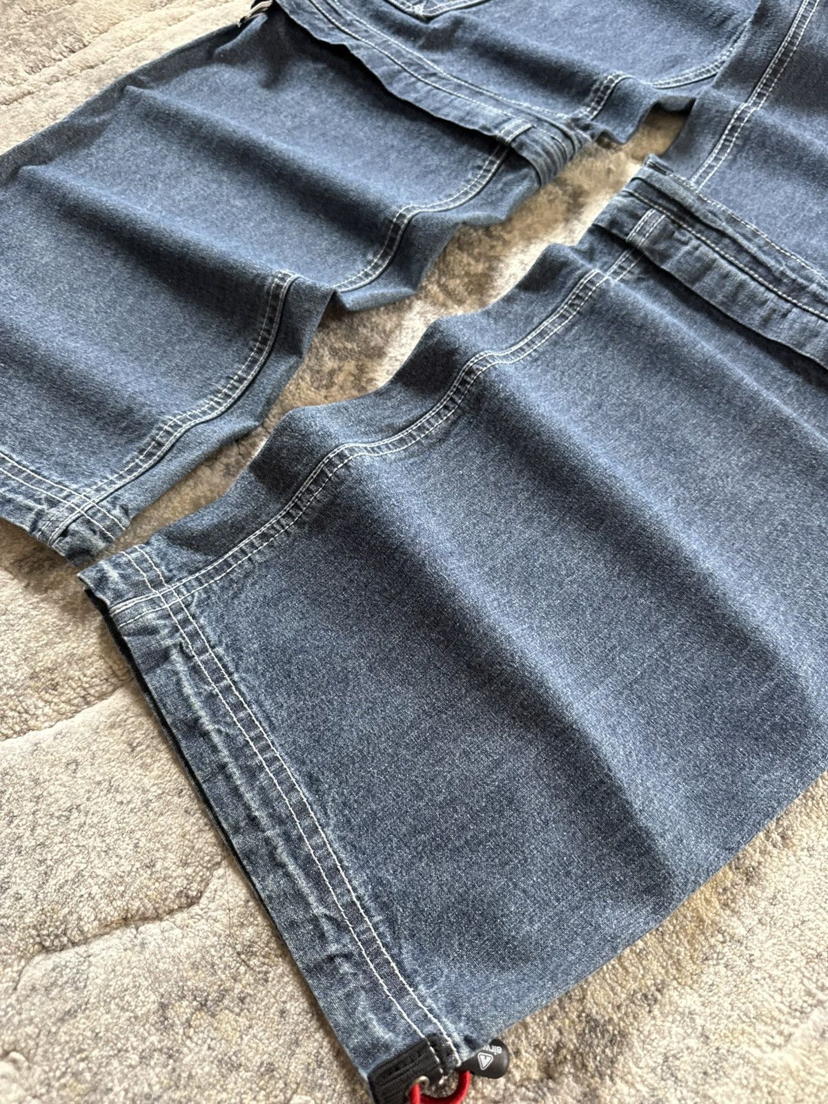 Airwalk 2000s Airwalk Detachable Baggy Heavy Weight Cargo Jeans Size US 32 / EU 48 - 7 Thumbnail