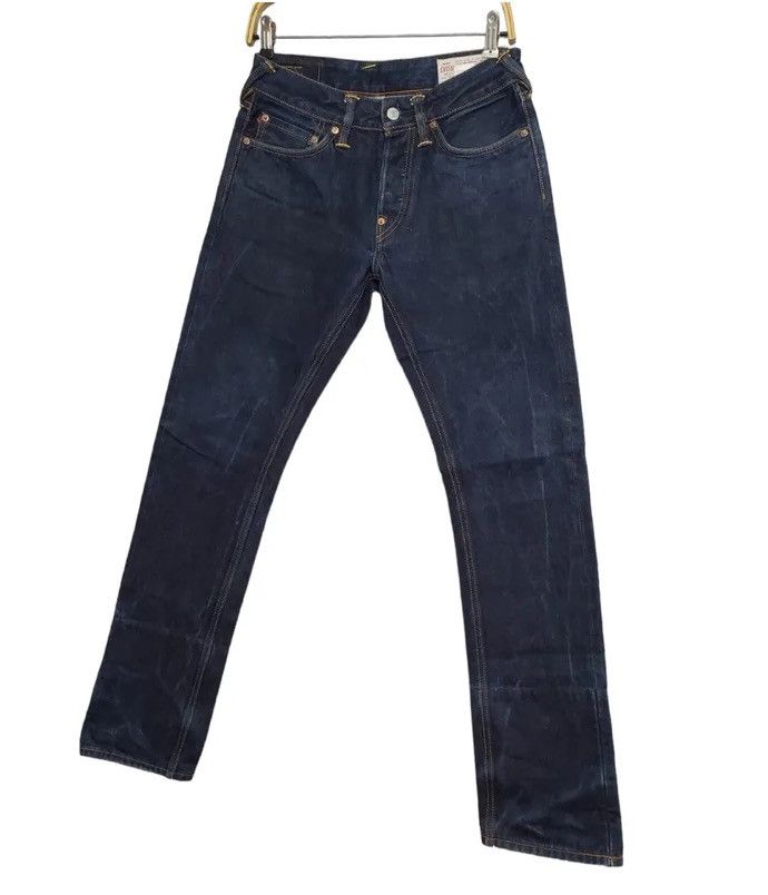 Evisu Jeans denim blu Evisu Osaka Giappone da uomo Size US 28 / EU 44 - 3 Thumbnail