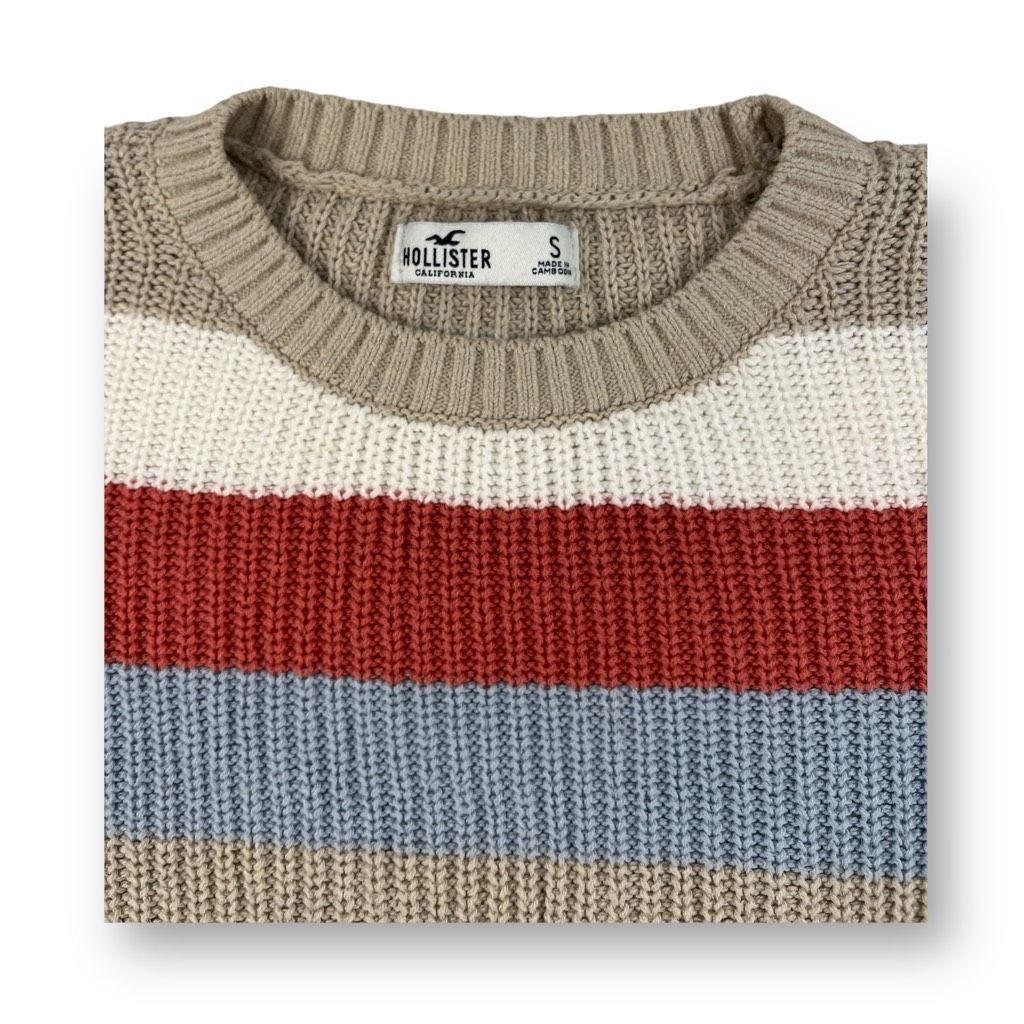 Hollister Hollister Oversized Striped Knit Sweater Size Small Size S / US 4 / IT 40 - 5 Thumbnail