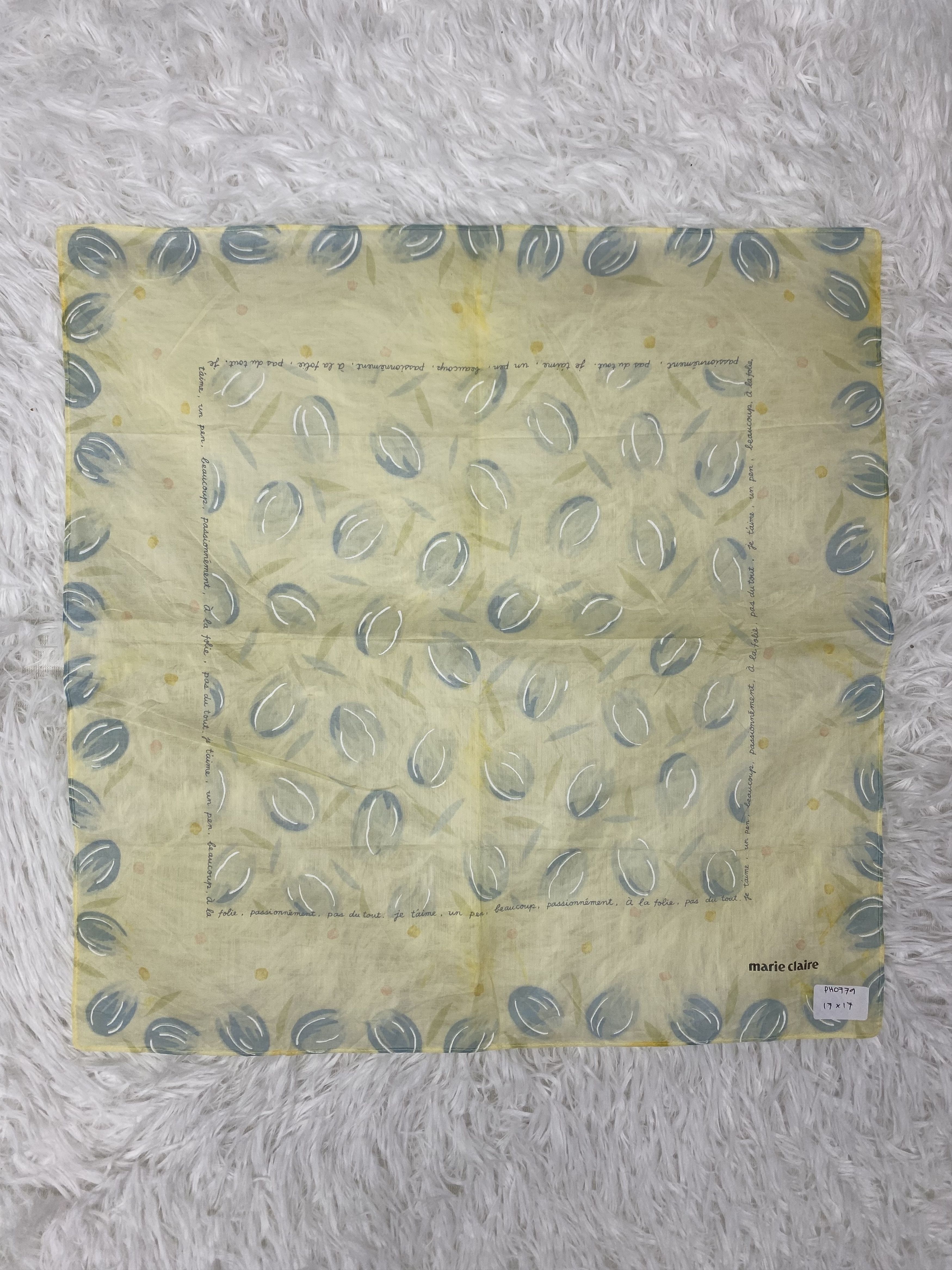 Designer × Vintage Vintage Marie Claire Handkerchief Neckerchief PH0779 Size ONE SIZE - 3 Thumbnail