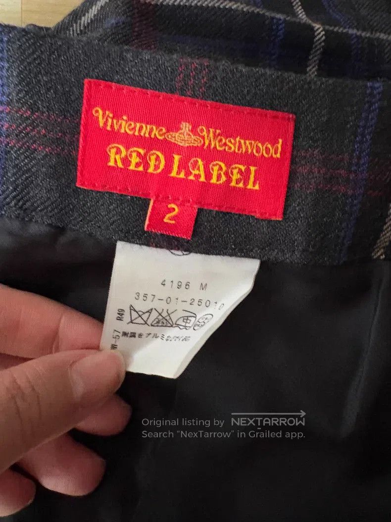 Vivienne Westwood Vivienne Westwood Vintage Grey-Blue Plaid Collar Suit Set Size M / US 6-8 / IT 42-44 - 9 Thumbnail