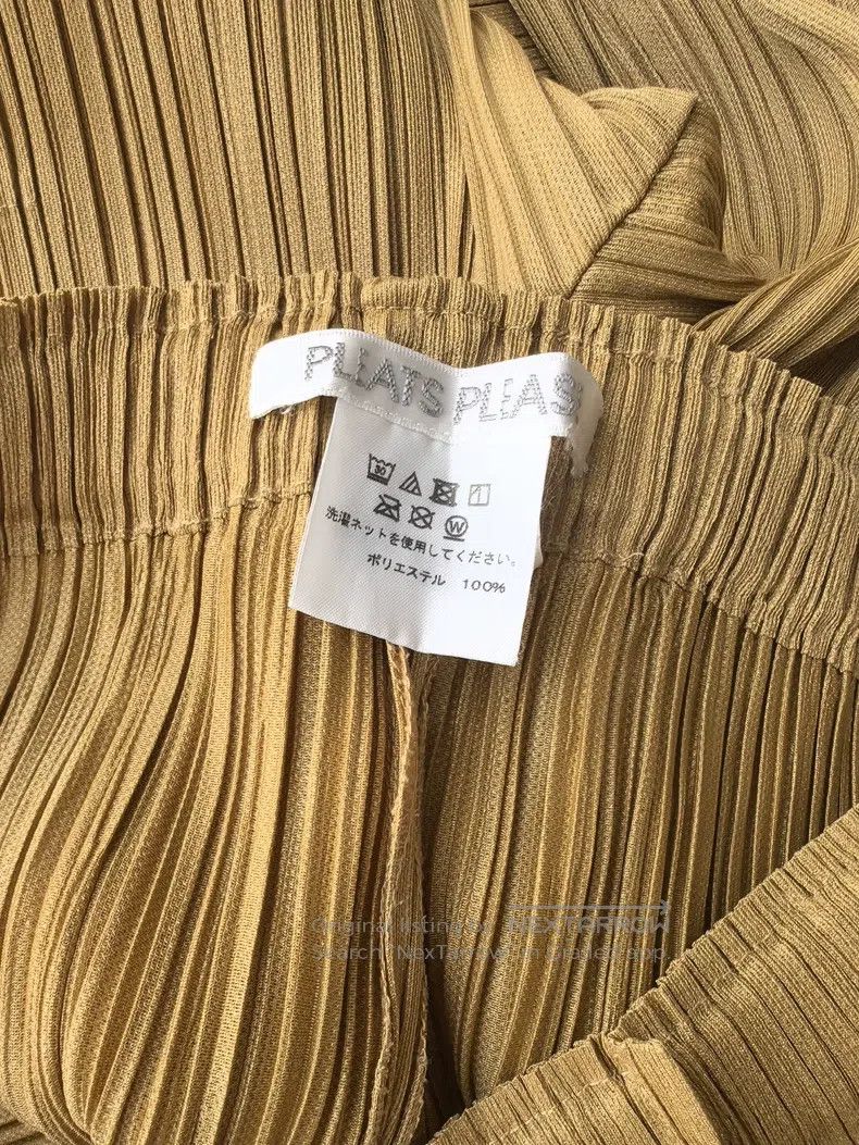 Issey Miyake Issey Miyake size:3 Pleated Skinny Pants Size 22" - 3 Thumbnail