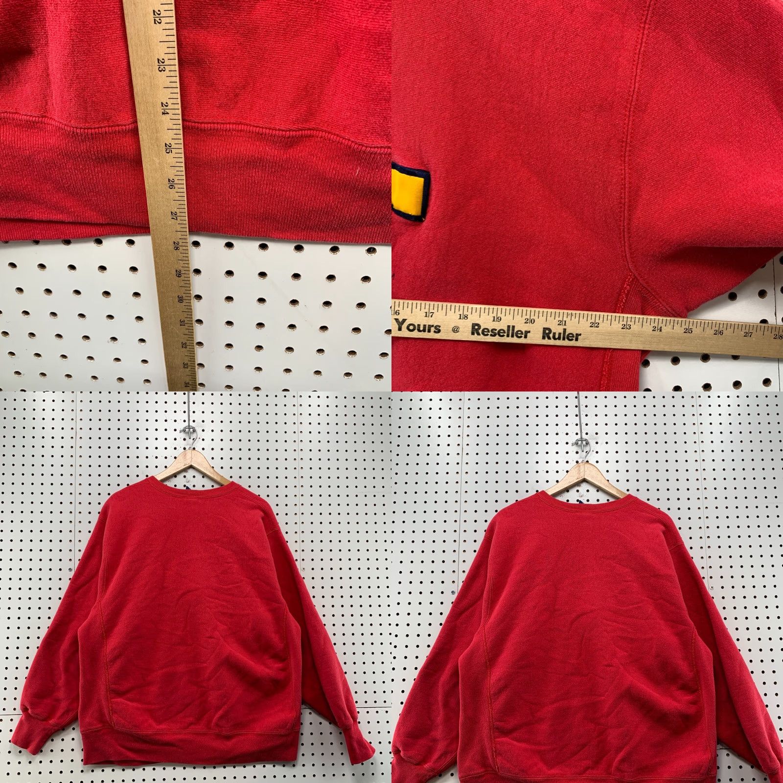 Vintage VINTAGE Oarsman Sweatshirt Mens XL Red Heavyweight Reversible USA Crew Neck 80s 90s Size US XL / EU 56 / 4 - 9 Thumbnail