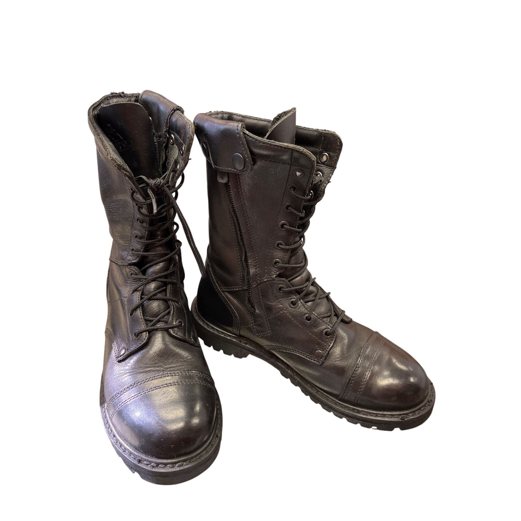 Other Rocky 2090 mens black leather mid calf moto riding para boot Size US 9.5 / EU 42-43 - 18 Thumbnail