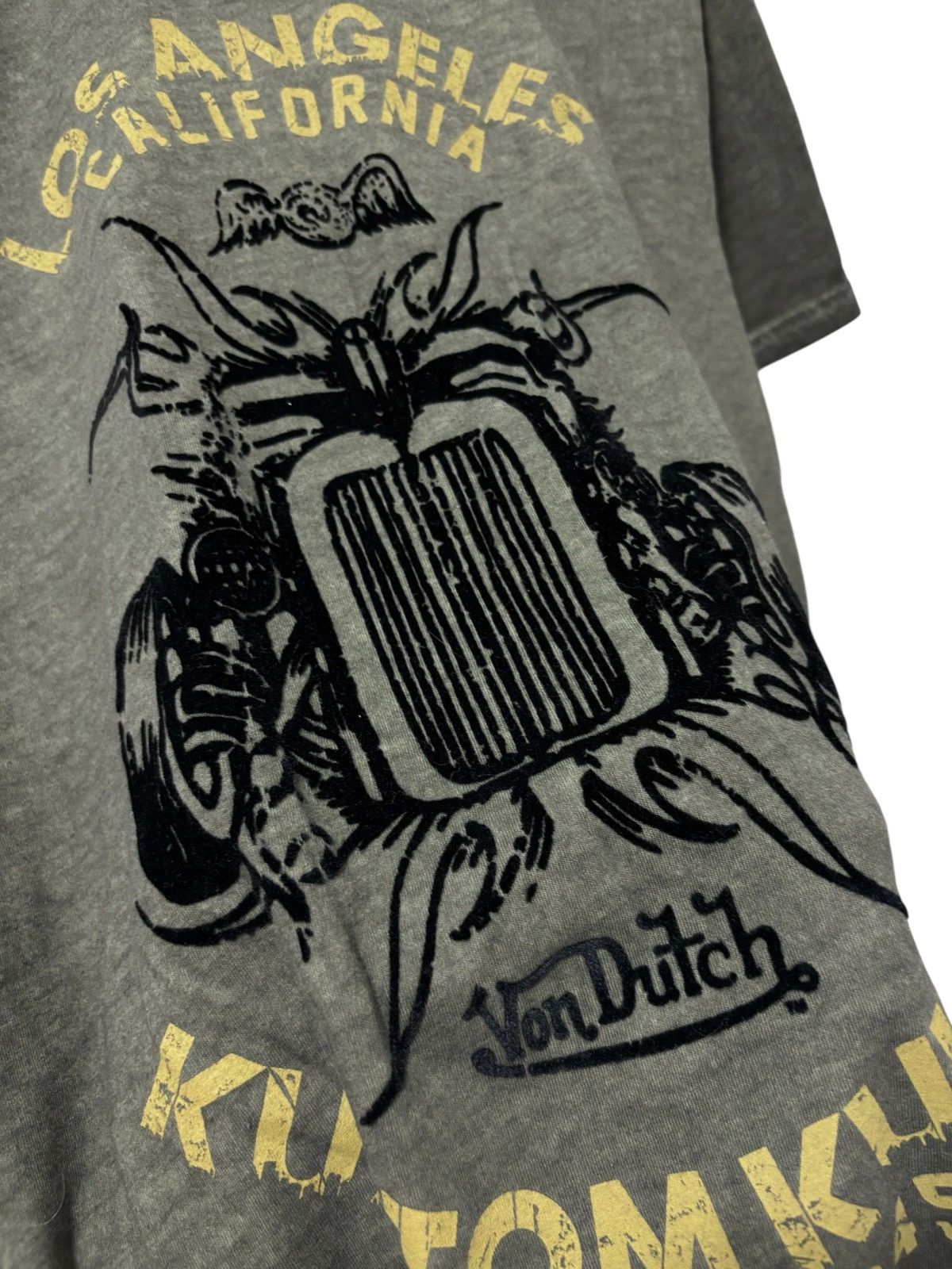 Von Dutch Y2K Vintage Von Dutch Tshirt Kustom Kulture Logo Retro Size US L / EU 52-54 / 3 - 3 Thumbnail