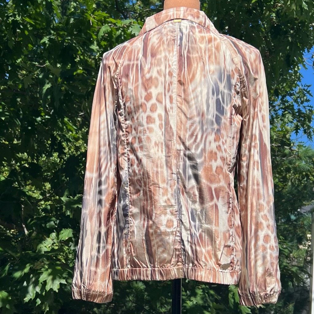 St. John St. John Animal Printed Taffeta Windbreaker Jacket Praline M Size XS / US 0-2 / IT 36-38 - 6 Thumbnail