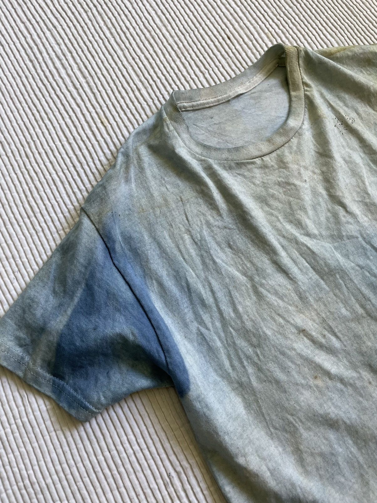 Other Sun Faded Dirty Dye Indigo Tee Size US M / EU 48-50 / 2 - 2 Thumbnail