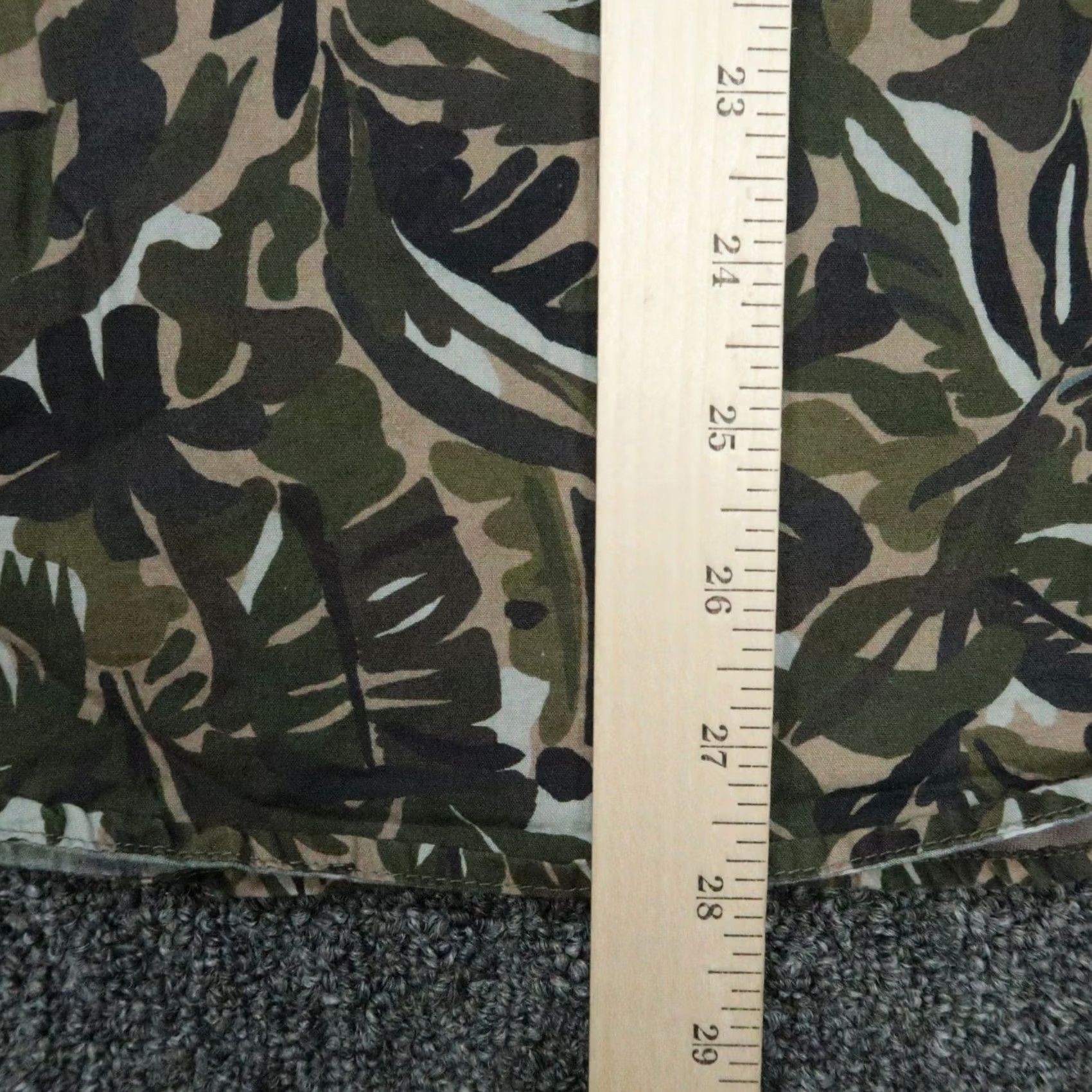 Howler Brothers Howler Brothers Shirt Mens Medium Green Floral Tropical Safari Button Up Size US M / EU 48-50 / 2 - 6 Thumbnail