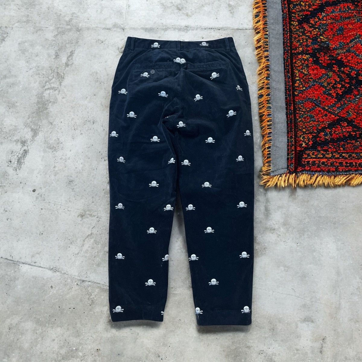 Ralph Lauren RUGBY RALPH LAUREN SKULL EMBROIDERED CORDUROY PANTS CHINO Size US 30 / EU 46 - 2 Thumbnail