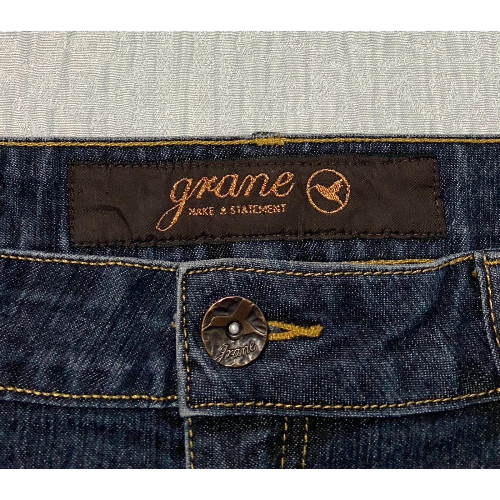 Vintage Grane Jeans Juniors 5 Boot Cut Blue Denim 5-Pocket Design Women Girls/Men? Size 27" / US 4 / IT 40 - 5 Thumbnail
