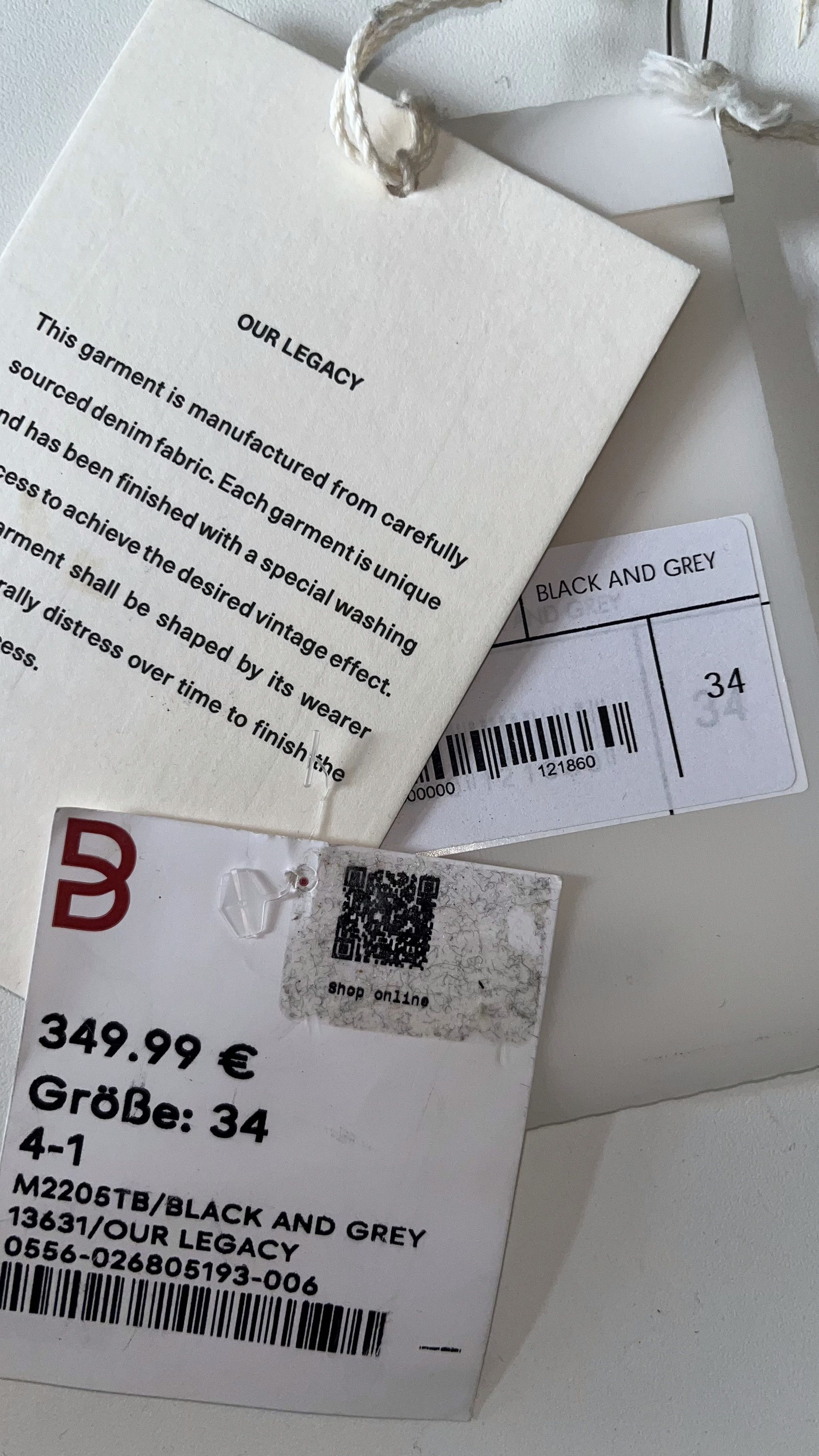 Our Legacy OUR LEGACY EXTENDED THIRD CUT JEANS Size US 34 / EU 50 - 7 Thumbnail