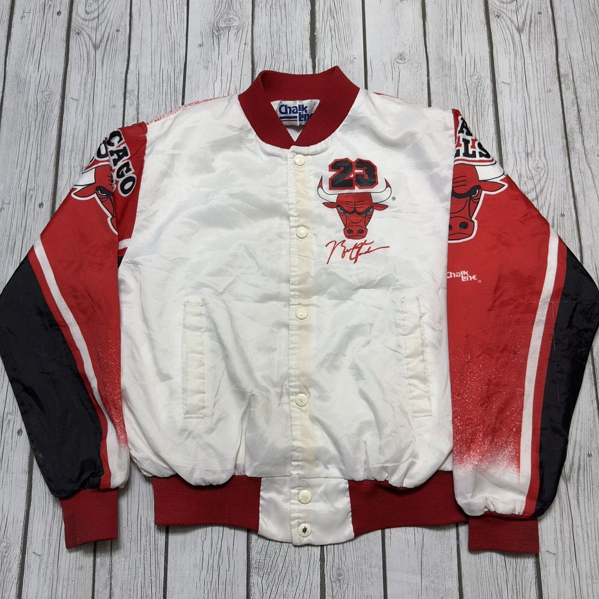 NBA Vintage Chicago Bulls Michael Jordan jacket Size US XS / EU 42 / 0 - 2 Thumbnail