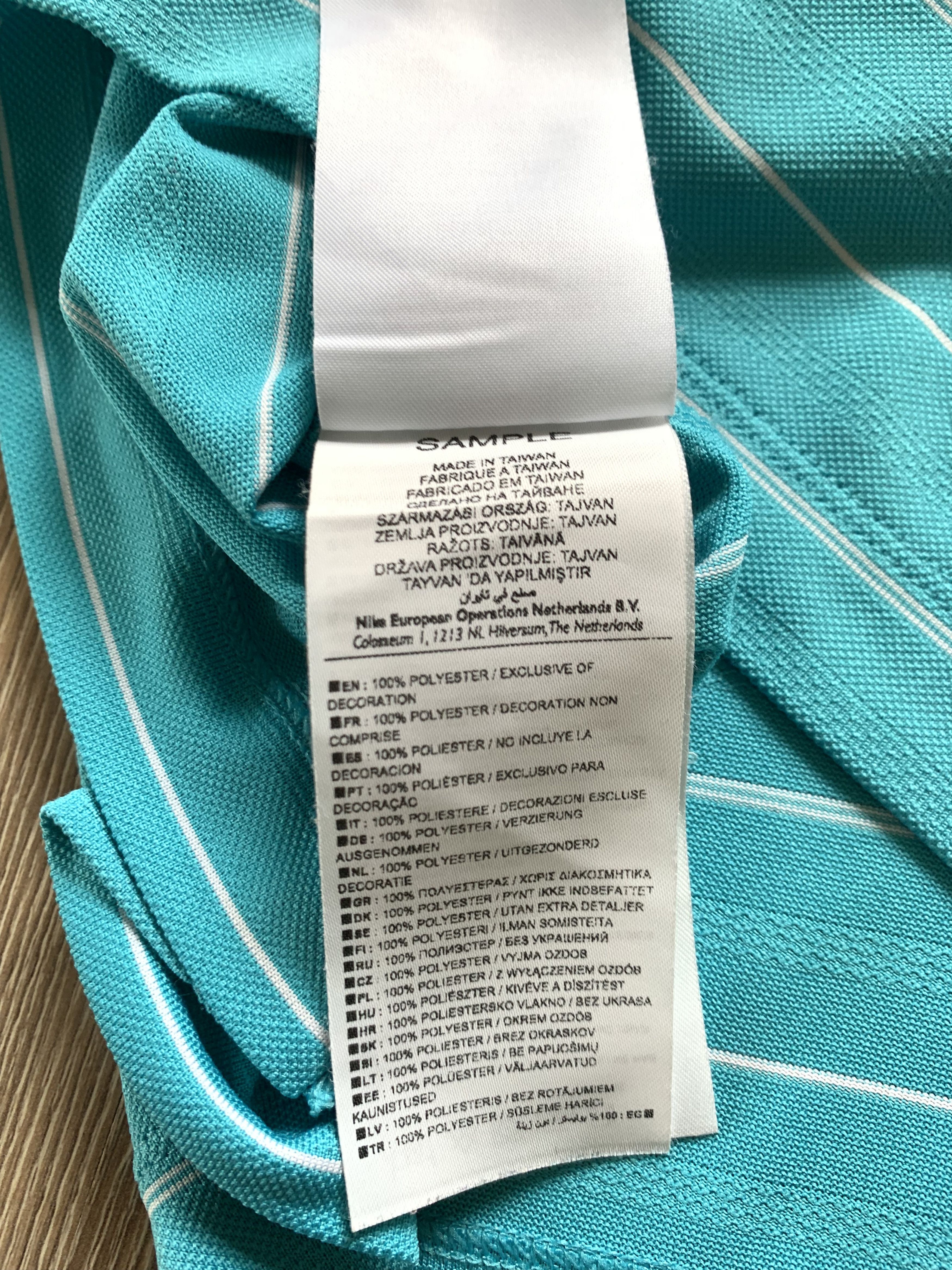 Nike Nike Golf Light Blue Striрe Polo Size US M / EU 48-50 / 2 - 9 Thumbnail