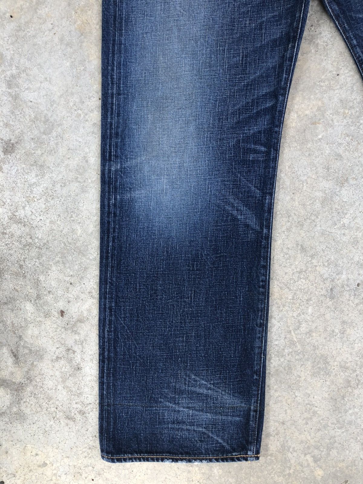 RRL Ralph Lauren Vintage Double RL 081 Selvedge Denim Buckle Back Distressed Size US 34 / EU 50 - 6 Thumbnail
