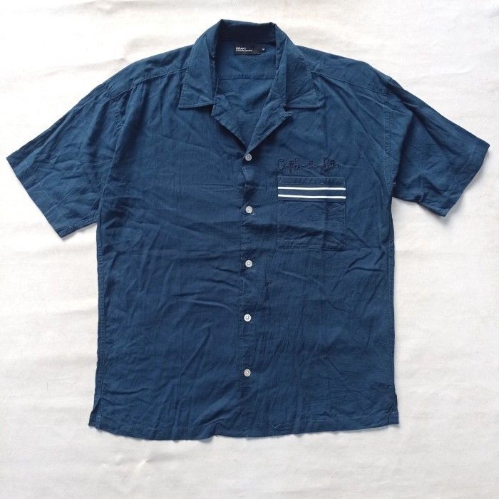 Japanese Brand craftstandar boutique japan rayon linen bowling shirt Size US M / EU 48-50 / 2 - 1 Thumbnail