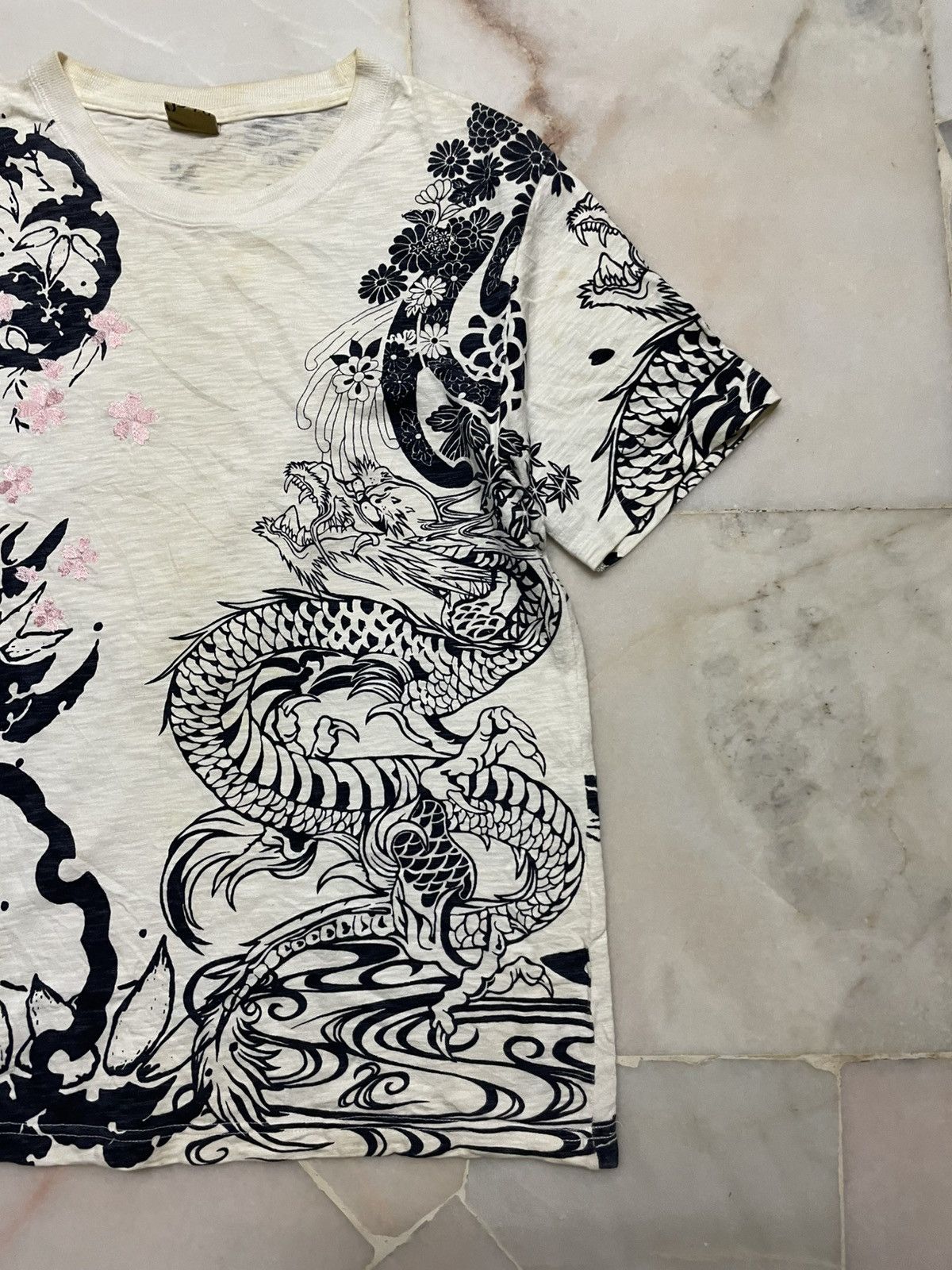 Seditionaries Japanese Culture Tattoo Dragon 3D Print Yakuza Style T-Shirt Size US S / EU 44-46 / 1 - 3 Thumbnail