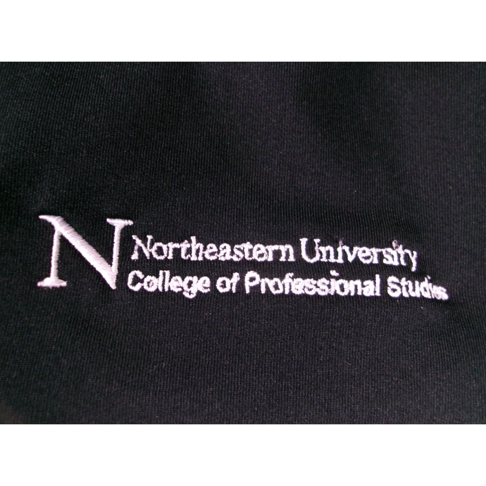 Vintage Northeastern Embroidered Sport-Tek Jacket Ladies M Black Full Zip Thumbhole Size M / US 6-8 / IT 42-44 - 3 Thumbnail