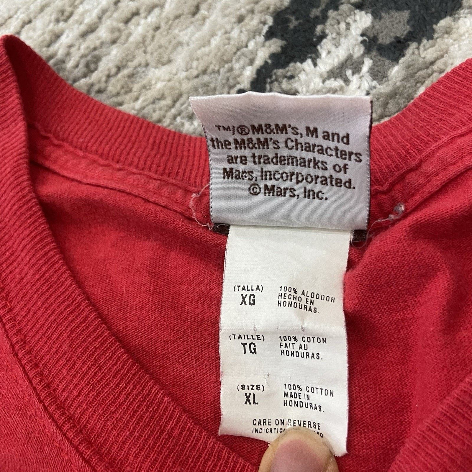 & Other Stories Vintage 'Peace, Love, Nd M&M's' Box Logo M & Ms T-Shirt XL Size US XL / EU 56 / 4 - 3 Thumbnail