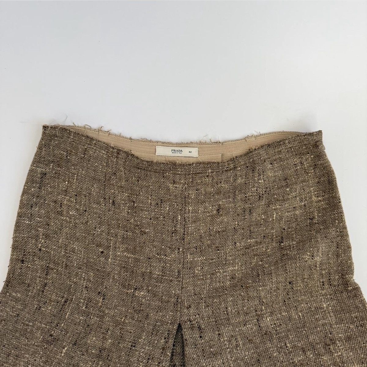 Prada Prada Archival Vintage 2000 Low Rise Box Pleat Midi Skirt Size 28" / US 6 / IT 42 - 8 Thumbnail