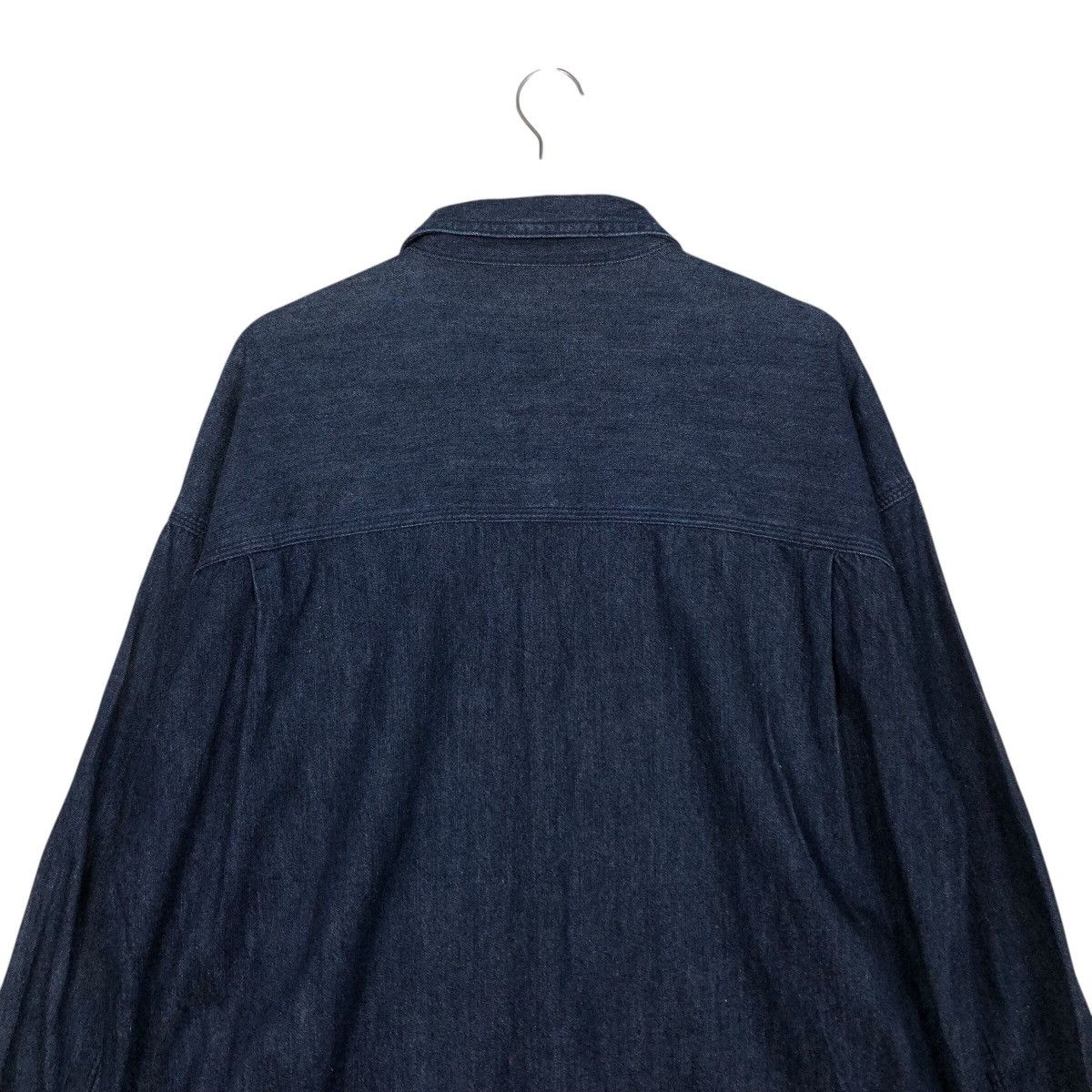 Japanese Brand 📌Vintage Denim Biker Chore Jacket Gu Indigo Issey Miyake Size US L / EU 52-54 / 3 - 10 Thumbnail