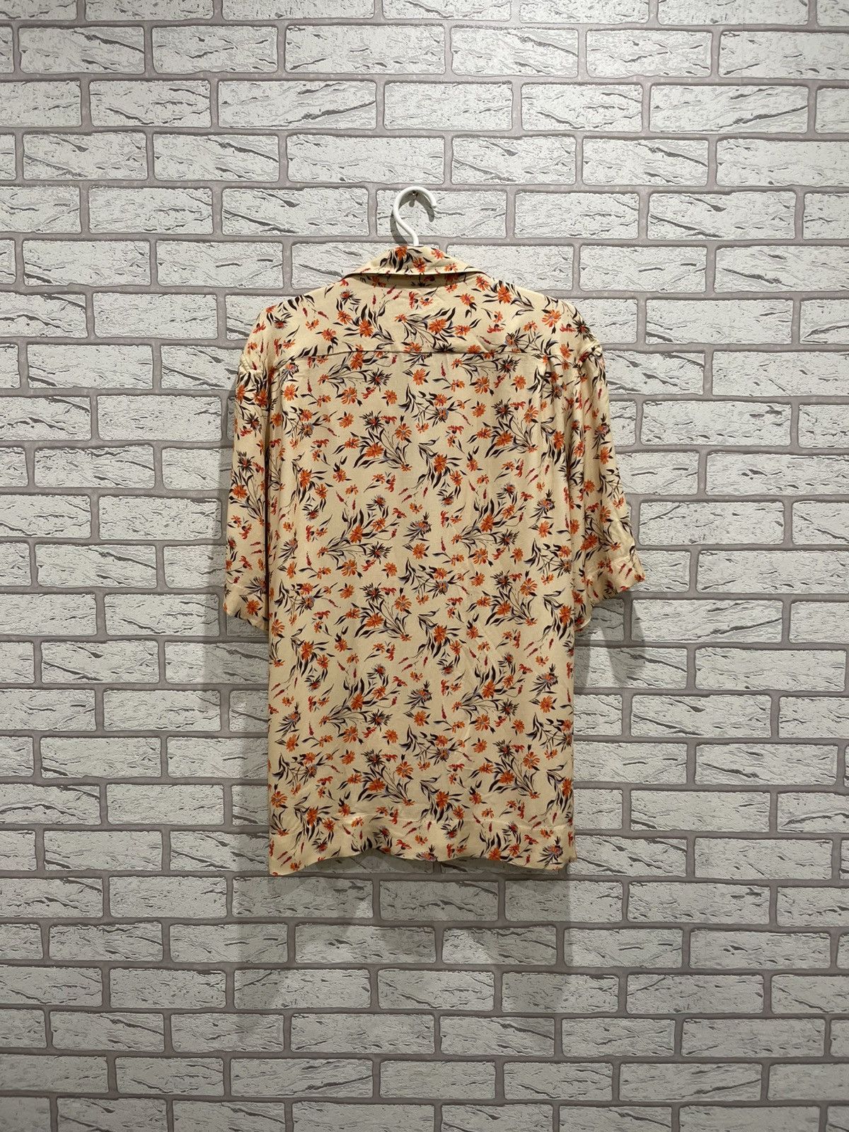 Acne Studios × Vintage Acne Studios - Simon Camp-Collar Floral-Print Twill Shirt Size US M / EU 48-50 / 2 - 12 Thumbnail