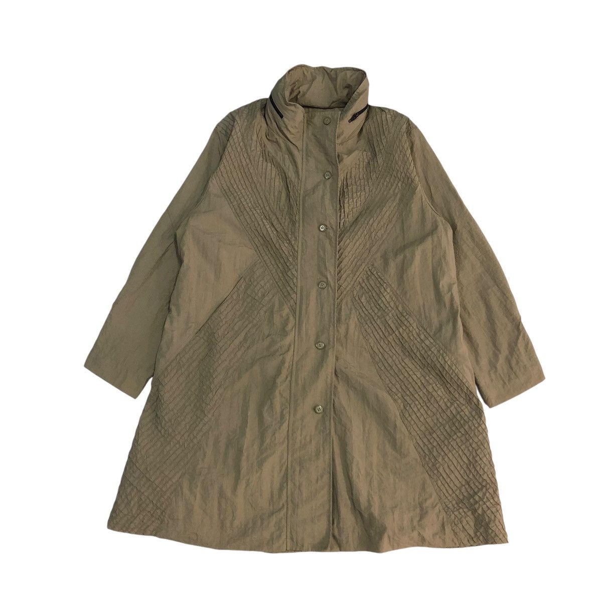 Japanese Brand 🔥VINTAGE CHORE LONG JACKET MANA PLEATED ISSEY MIYAKE Size US M / EU 48-50 / 2 - 1 Thumbnail