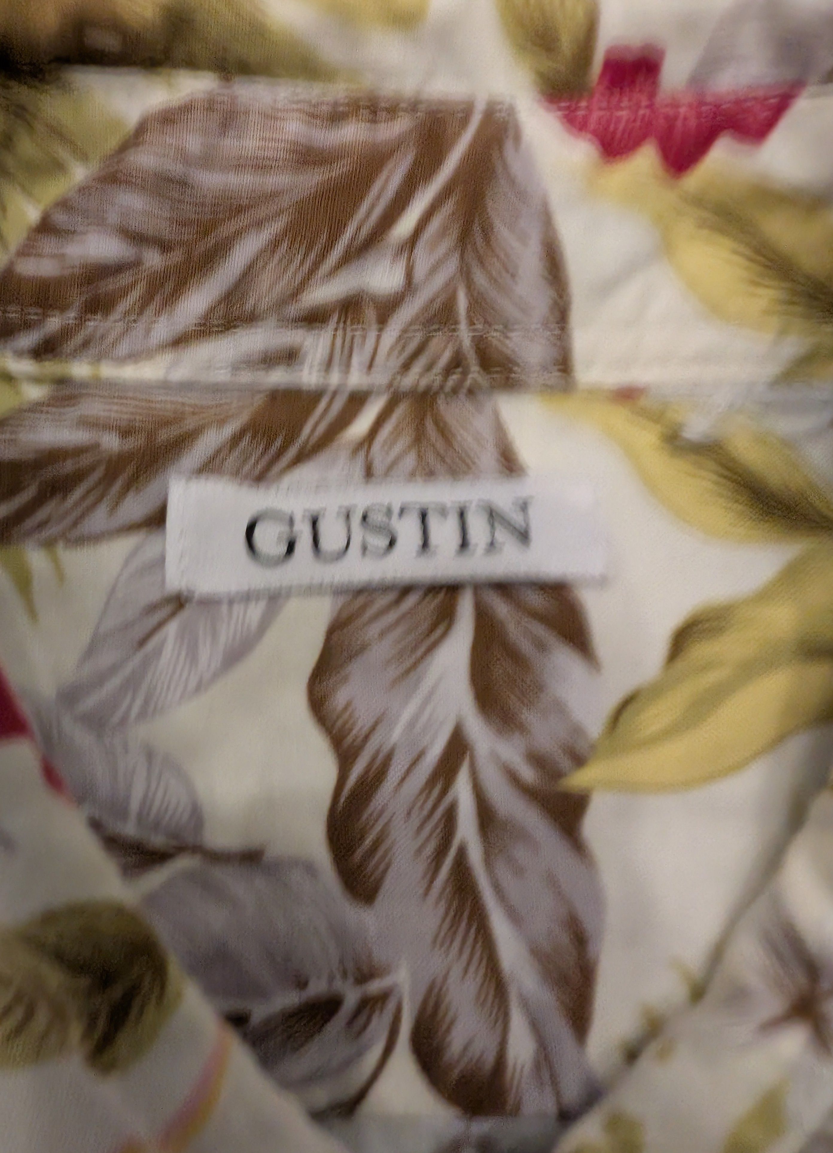 Gustin Gustin Aloha Hawaiian Shirt Floral Size L/XL Made in USA Size US XL / EU 56 / 4 - 3 Thumbnail