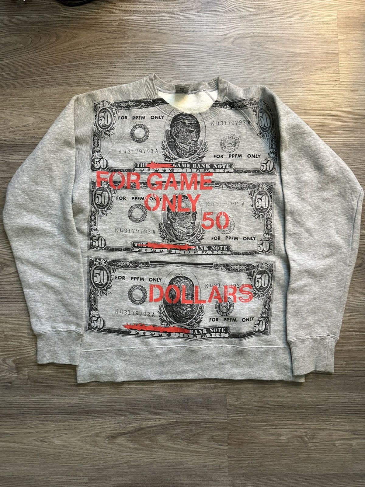 PPFM PPFM Money Long Sleeve Crew Neck Size US M / EU 48-50 / 2 - 1 Thumbnail