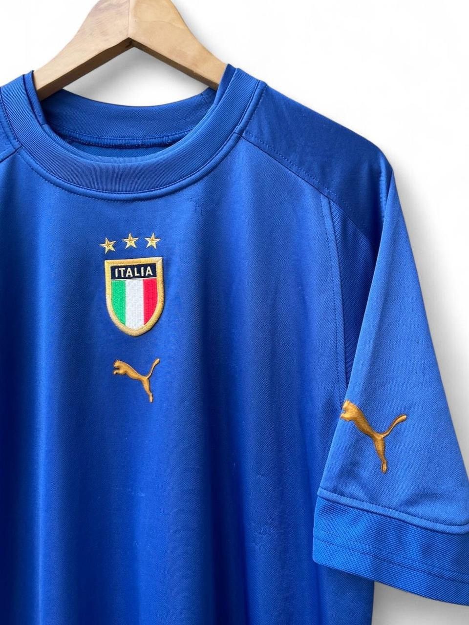 Puma 🌹💫2000S PUMA ITALIA HOME SOCCER JERSEY VINTAGE RETRO Size US L / EU 52-54 / 3 - 4 Thumbnail