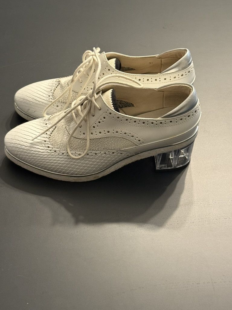 UNITED NUDE Clear Heel Derbies Size US 8 / IT 38 - 1 Thumbnail