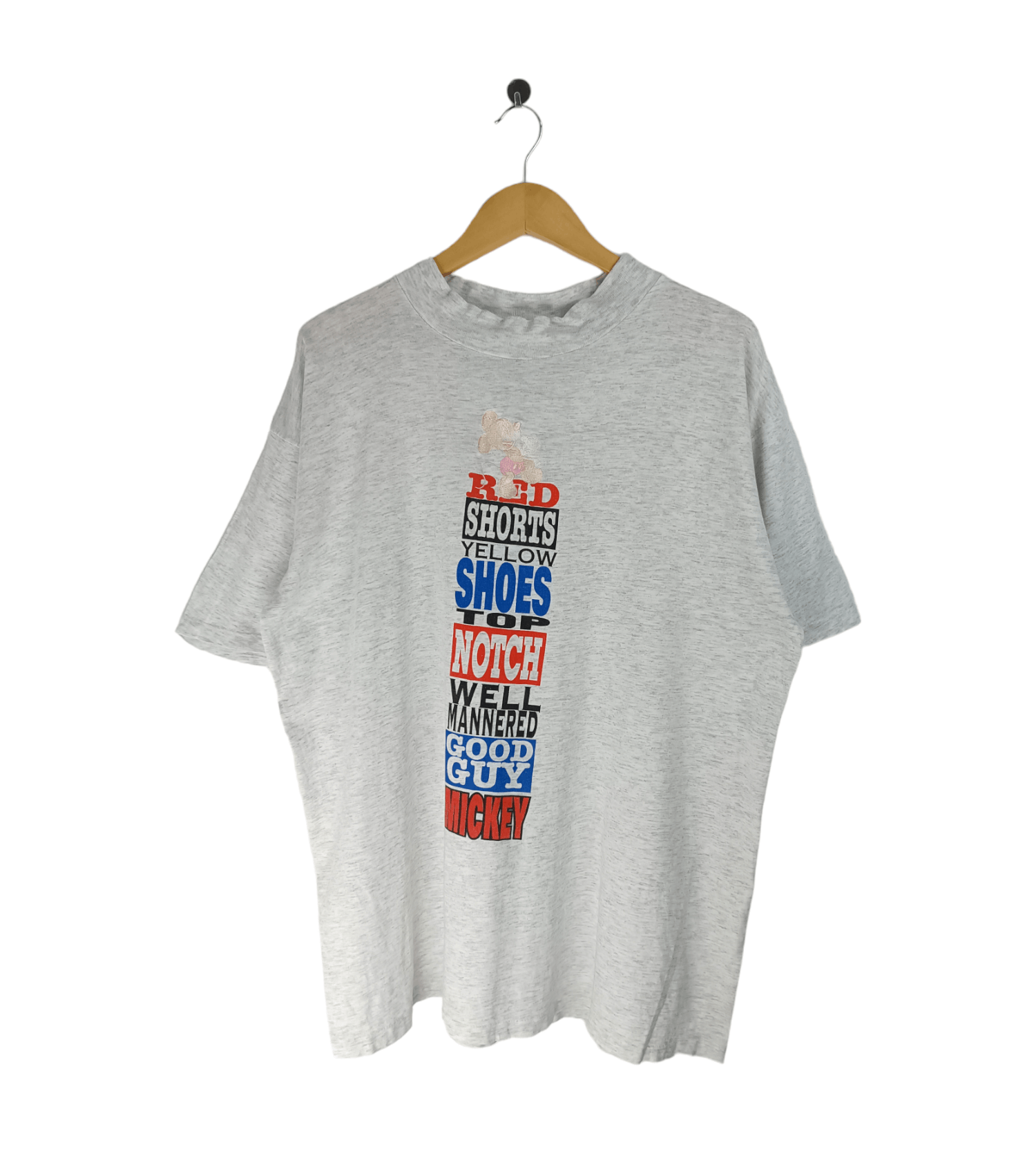 Mickey Mouse VINTAGE 90'S MICKEY MOUSE EMBROIDERED LOGO TEE Size US XL / EU 56 / 4 - 1 Thumbnail
