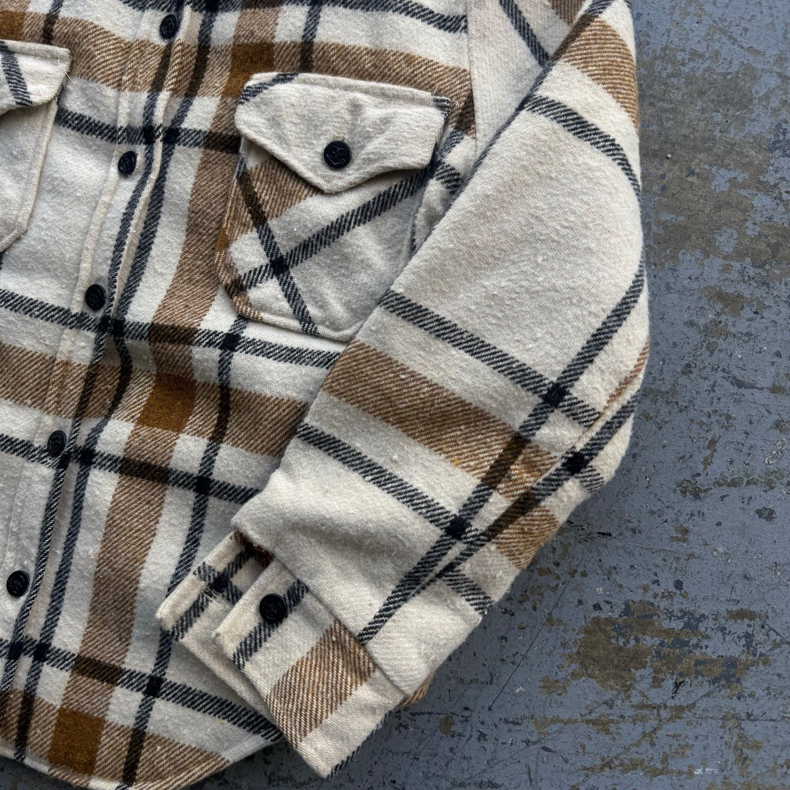 Vintage Vintage 60s 70s Sears Sherpa Lined Flannel Size US S / EU 44-46 / 1 - 8 Thumbnail